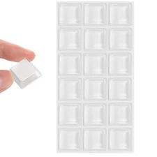 Rubber Feet Pads for Electronics  Furniture - 18pcs Transparent