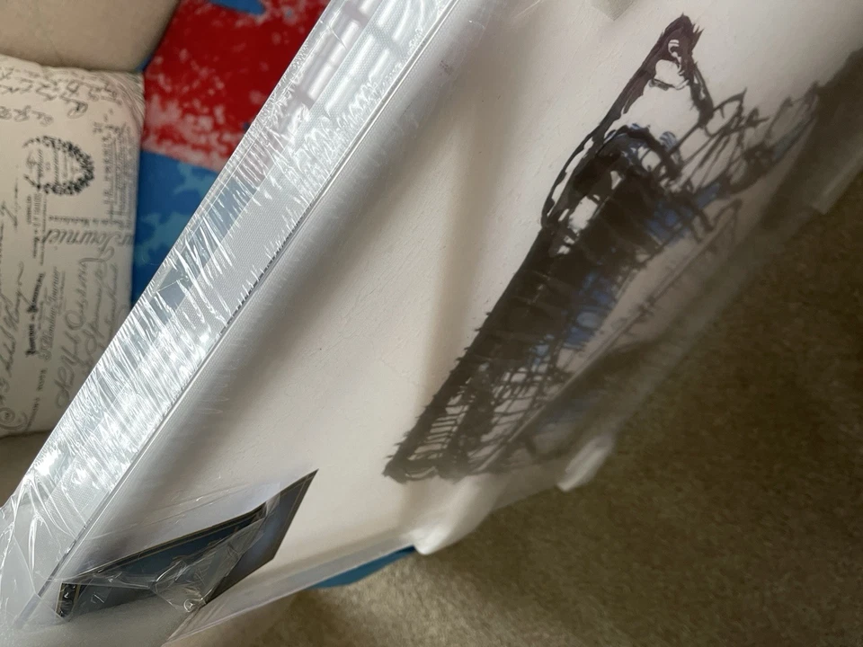 Arte moderna de tênis acrílico – Jordan 1 inspirado, lona pintada emoldurada - Imagem 4 de 4