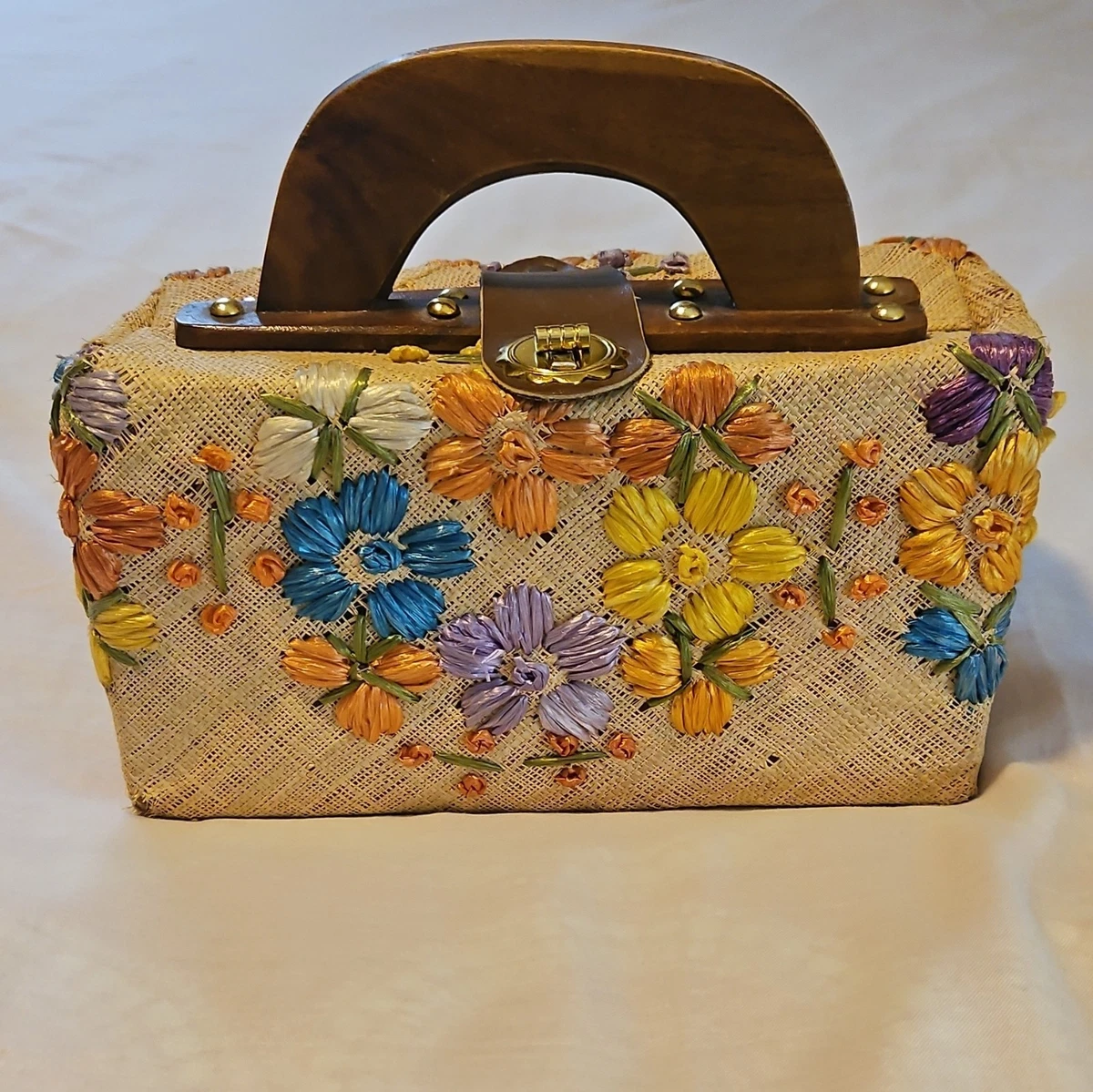 Box Straw Vintage Bags, Handbags & Cases for sale | eBay
