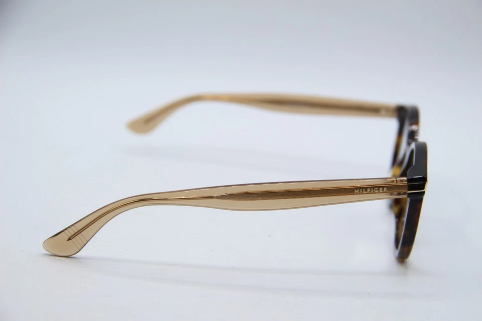 NUEVAS GAFAS TOMMY HILFIGER TH 1518 086 HABANA MONTURAS AUTÉNTICAS TRANSPARENTES 48-20 Foto 4 de 4