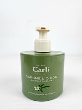 Fratelli Carli Sapone Liquido Olive Oil New Old Stock Liquid Soap 10.15 fl oz