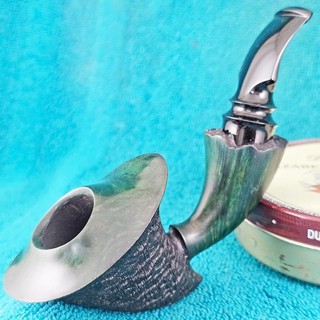 NEW UNSMOKED! TREVOR TALBERT HALLOWEEN "WITCHES HAT" BENT FREEHAND Estate Pipe