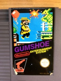 GUMSHOE COMPLET BO&Icirc;TE NOTICE NINTENDO NES PAL B FAH (FR) CIB OVP - &Eacute;tat Moyen