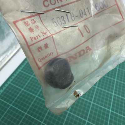 #ad #ad 50318 041 600 Genuine Honda Plug Rubber Bung Useless Hole GL ST VT XR CRF NOS AU $8.00