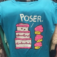 cupcakes Poser funny cartoon Unisex T-Shirt /...