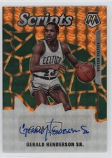 2019-20 Panini Mosaic Scripts Orange Prizm Gerald Henderson Sr #SC-GHS Auto z7j