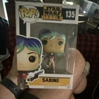 Funko Pop! Vinyl Star Wars Rebels Sabine #135 Vinyl Figure Age 3+