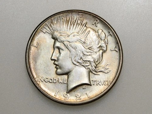 1921-P $1 PEACE SILVER ONE DOLLAR CH/GEM BU