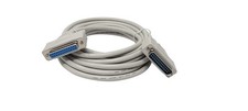 15 Foot DB25 Serial Port Extension Cable, M/F, 25 Pin, RS232, Straight Through