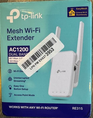 TP-Link | AC1200 WiFi Range Extender | Up to 1200Mbps | Dual Band 