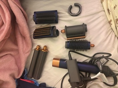 Dyson Airwrap Multi Styler Blue/Copper with Attachments & Barrels