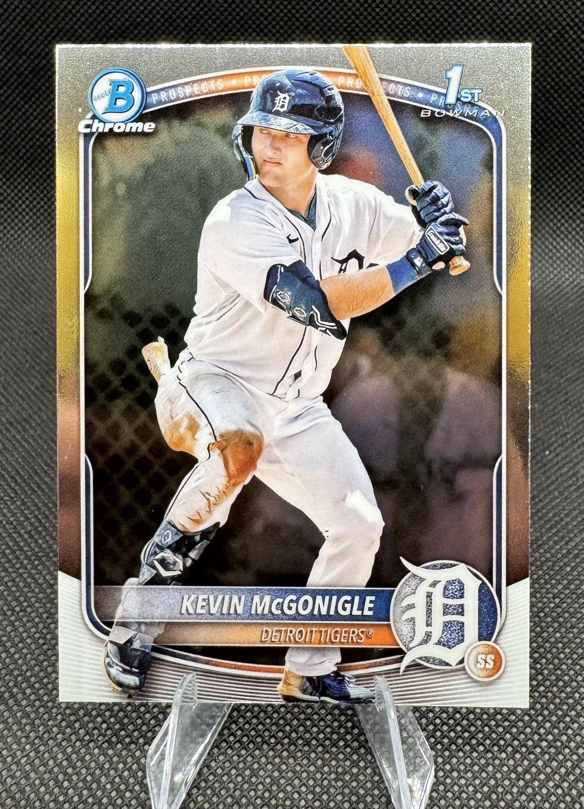 Kevin McGonigle 2025 Bowman Chrome 1st Bowman #BCP-79 Detroit Tigers