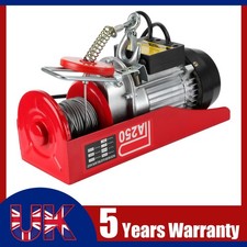 Winches Electric Hoist 250KG Remote Control Gantry Crane Lifting For 230v