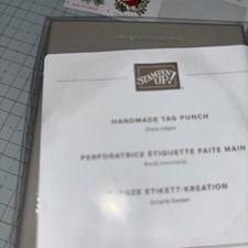 Stampin Up Handmade Tag Punch