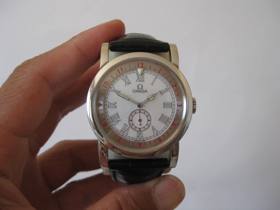 RARO RELÓGIO OMEGA THE PILOT MOSTRADOR ESFREGÃO SUB SEGUNDO 41MM 516.13.41.10.05.001 - Imagem 2 de 4