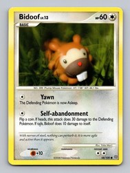 Bidoof 54/100 Stormfront Common