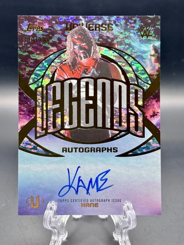 2026 Kane Topps Universe WWE Legends Autographs Aqua Speckle #190/299