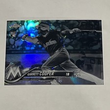 2018 Topps Chrome Negative Refractor Garrett Cooper #188 Rookie RC
