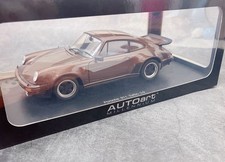 AUTOart Porsche 911 930 3.0 Turbo Copper Brown Model Collectible 13+ Used