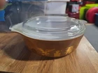 Vtg Pyrex Early American 1 Pt. Casserole Dish #471 With Lid