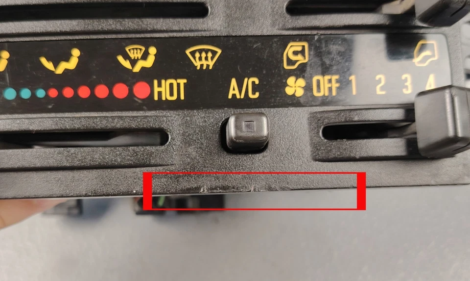 Isuzu NPR AC/Calentador Climatizador Panel AC Unidad de Interruptor OEM JDM Usado Foto 2 de 4