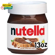 Hazelnut Spread with Cocoa, Creamy Hazelnut Spread, Breakfast Favorite, 13 Oz Ja