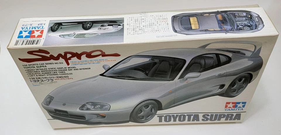 Coche Deportivo Tamiya Serie No. Coche Toyota Supra escala 123 1/24 Foto 3 de 3