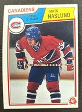 1983-84 O-Pee-Chee OPC Hockey - #193 Mats Naslund RC - Montreal Canadiens