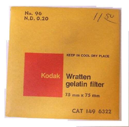 kodak wratten gelatine filter 100x100 75x75mm Filter Gelatine Filter Fotografie - Bild 3 von 6