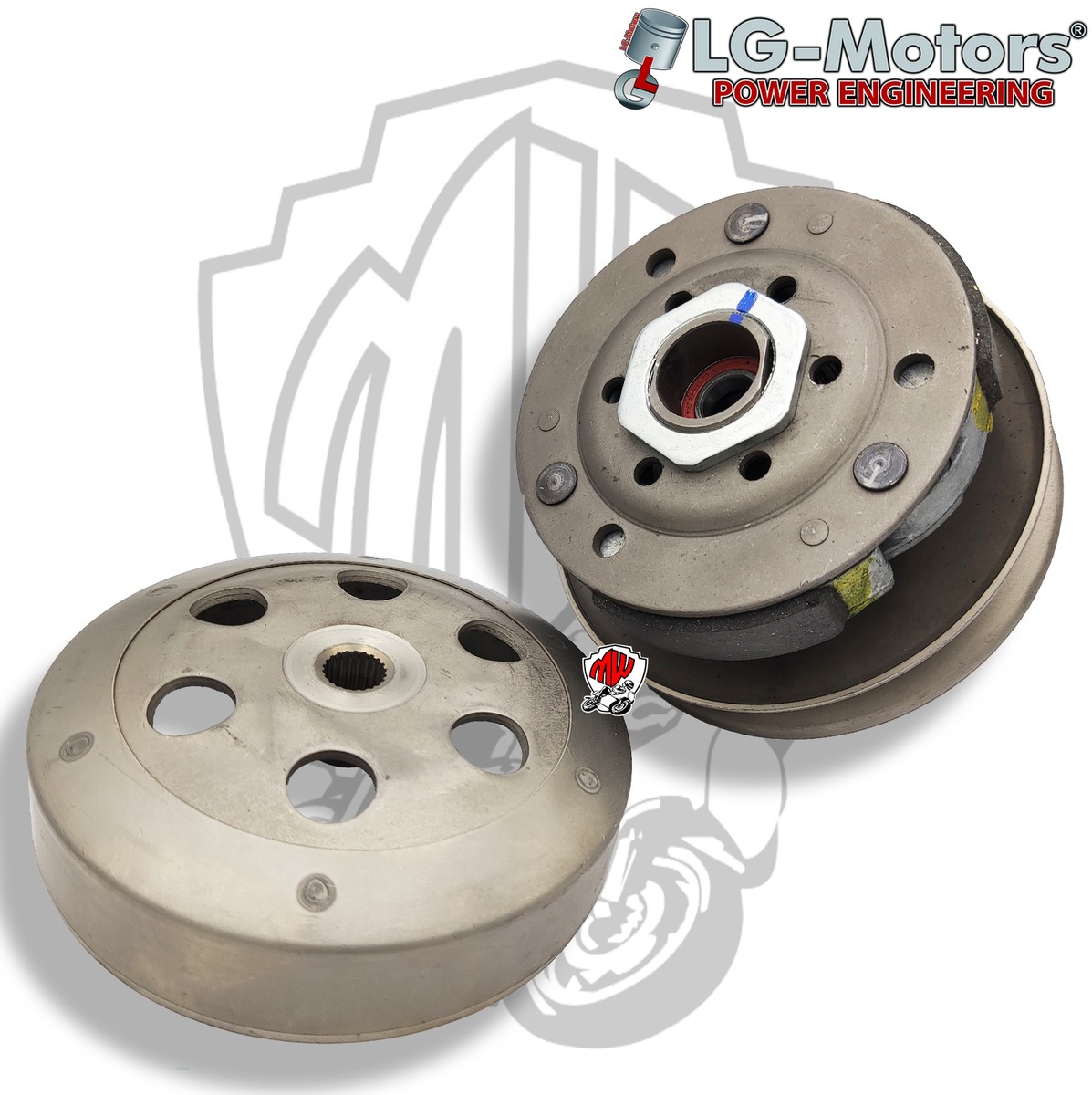 Clutch Kit + Bell For Piaggio NRG MC2 50 2T LC From 1998