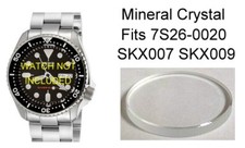 Japan Made Mineral Crystal Fits Seiko SKX007 SKX009 7S26-0020