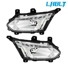 LABLT Pair of Halogen DRL Fog Lights For 2016-2017 Chevrolet Equinox Premier LTZ