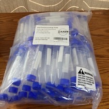 Conical Centrifuge Tubes 15mL w/Screw Caps Graduated Write Marks Lab Test 200Pcs
