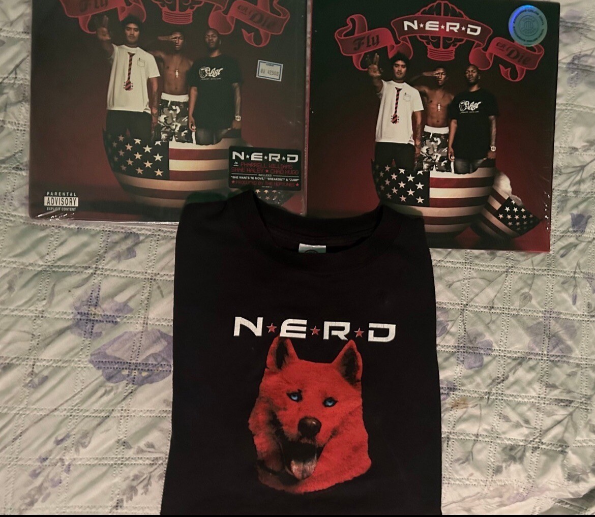 Vintage Rare N.e.r.d Fly Or Die Promo Tee Bought And Worn At 2004 