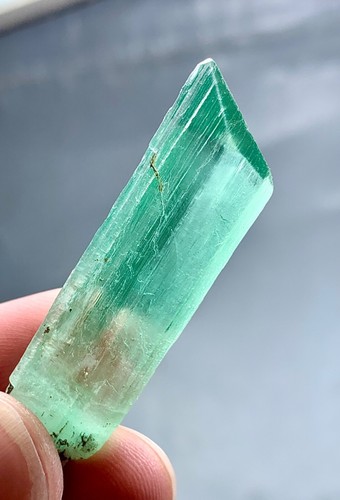 34 Carat Hiddanite Kunzite Crystal From Afghanistan