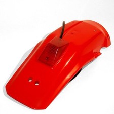 UFO Honda XR600 88-00 Red Rear Fender w/ Tail Light