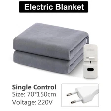 New Full Size Electric King Blanket Heated Sherpa Twin Bed Fleece Heat EU Size