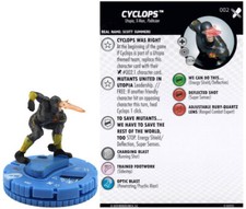 NM with Card HeroClix Cyclops - 002 Wolverine vs Cyclops X-Men Regenesis Marvel