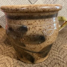 Shadowlawn Pottery Stoneware Planter Tulip Design Delavan, Wisconsin Clay