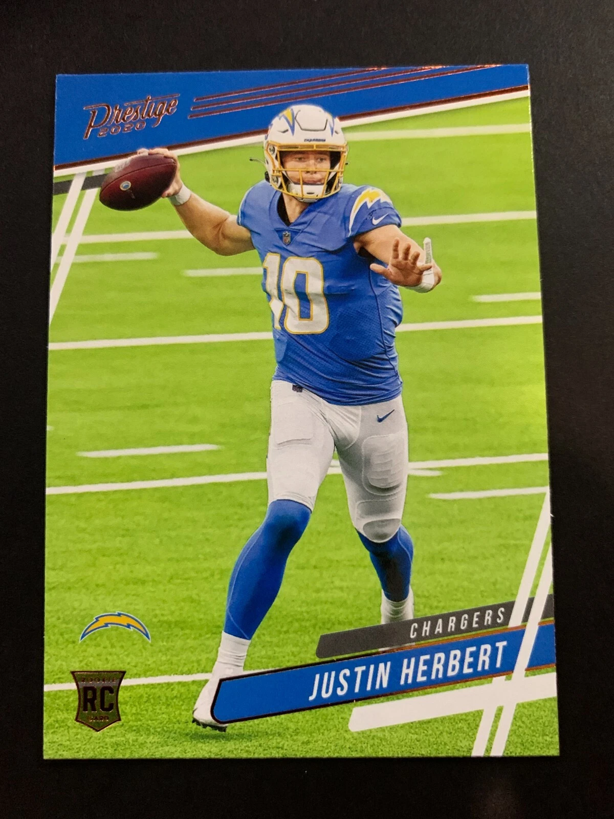 2020 Panini Chronicles - Prestige Rookies Update #303 Justin Herbert (RC)