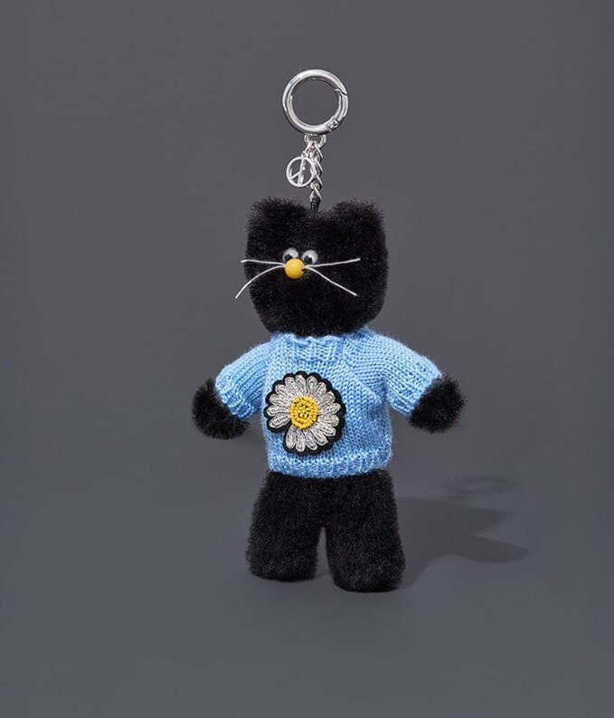 【公式品】PEACEMINUSONE x MONAMHEE DAIHEE 黒 Monamhee x Peaceminusone By GDragon Daihee Plush Keyring