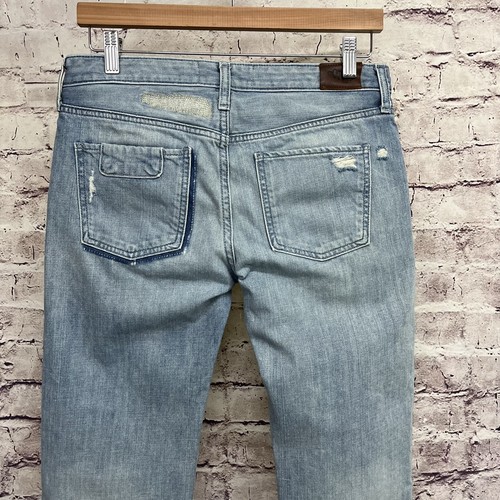 Anthropologie Holding Horses Jeans Womens Size 26 Patchwork Distressed Boyfriend - Picture 7 of 12