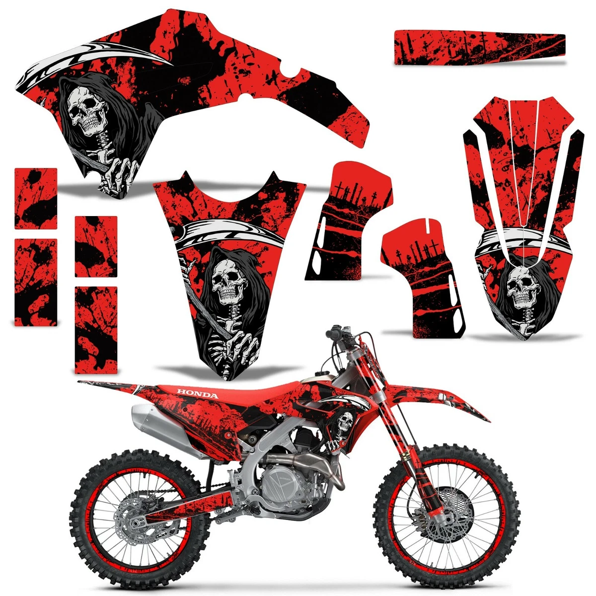 Red bike cheap stickers