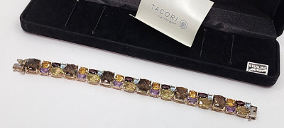 TACORI für EPIPHANIE 925 Sterling Silber verschiedene Edelsteine Armband