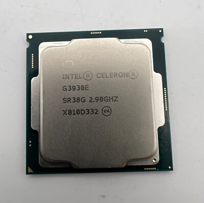 Intel Celeron G3930E  SR38G 2.9 GHz CPU Processor