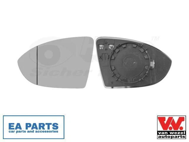 Mirror Glass, outside mirror for VW VAN WEZEL 5769837 fits Left | eBay