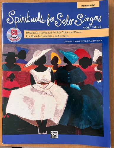 Spirituals for Solo Singers Sheet Music Songbook , Volume 2 Vocal Piano with CD