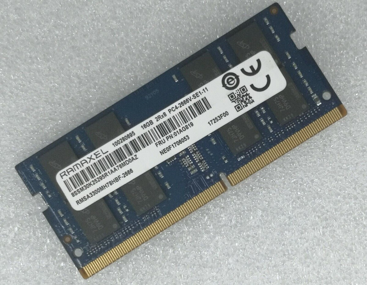 RAMAXEL DDR4 2666MHz 16GB（8GB×2） メモリー RAMAXEL 16GB DDR4 2666MHz Laptop RAM 2Rx8 PC4-2666V