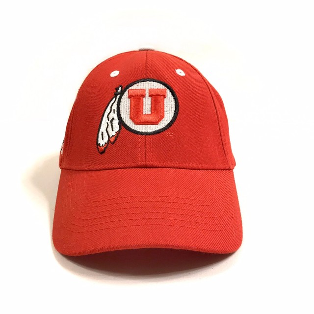 University of Utah Utes Red Baseball Cap Hat Top of the World