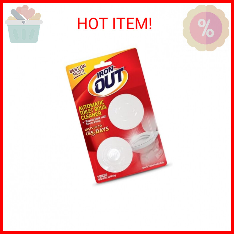 Iron OUT Automatic Toilet Cleaner Eliminates Rust Stains Effectively